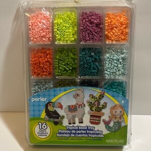 Tropical perler bead Tray - Multicolor